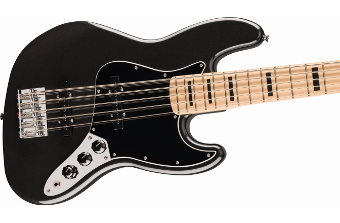 Chitară bas Fender Squier Affinity Series Active Jazz Bass V MF Black Metallic