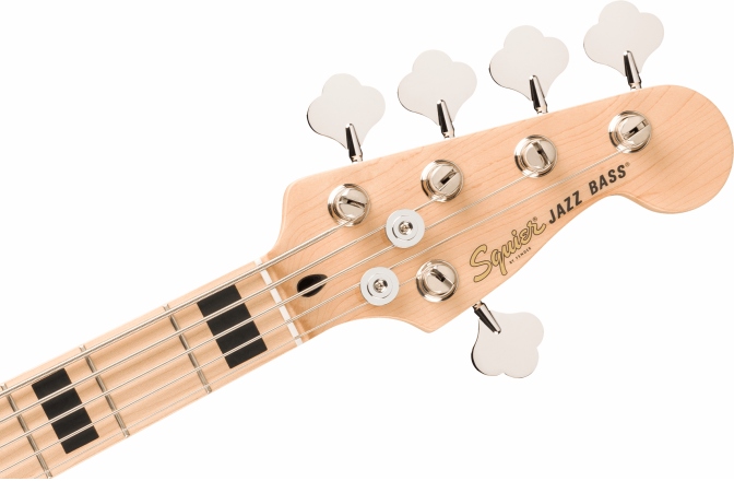 Chitară bas Fender Squier Affinity Series Active Jazz Bass V MF Black Metallic