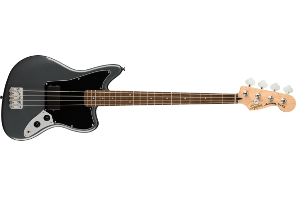 Affinity Series Jaguar Bass H Laurel Fingerboard Black Pickguard Charcoal Frost Metallic