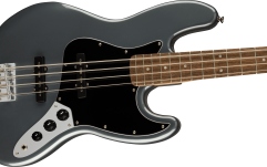 Chitară Bas Fender Squier Affinity Series Jazz Bass Laurel Fingerboard Black Pickguard Charcoal Frost Metallic