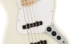 Chitară Bas Fender Squier Affinity Series Jazz Bass V Maple Fingerboard White Pickguard Olympic White