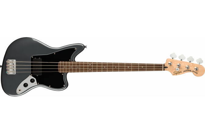 Chitară Bas Fender Squier Affinity Series™ Jaguar Bass H Laurel Fingerboard Black Pickguard Charcoal Frost Metallic