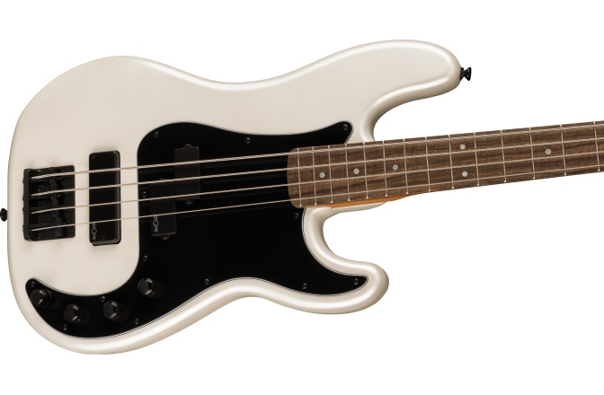 Chitară Bas Fender Squier Contemporary Active Precision Bass PH Laurel Fingerboard Black Pickguard Pearl White