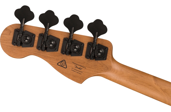 Chitară Bas Fender Squier Contemporary Active Precision Bass PH Laurel Fingerboard Black Pickguard Pearl White