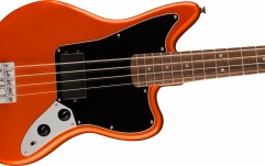 Chitară Bas Fender Squier FSR Affinity Series™ Jaguar Bass H Laurel Fingerboard Black Pickguard Matching Headstock Metallic Orange