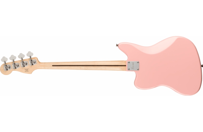 Chitară Bas Fender Squier FSR Affinity Series™ Jaguar Bass H Laurel Fingerboard Mint Pickguard Matching Headstock Shell Pink