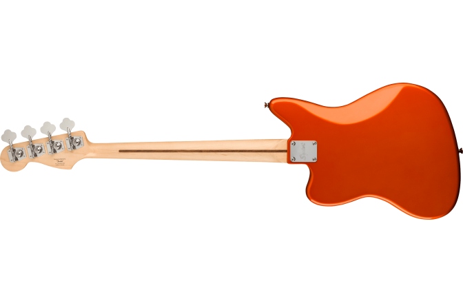 Chitară Bas Fender Squier FSR Affinity Series™ Jaguar Bass H Laurel Fingerboard Black Pickguard Matching Headstock Metallic Orange