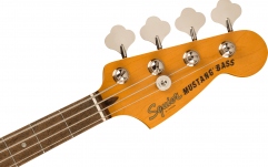Chitară Bas Fender Squier Limited Edition Classic Vibe '60s Competition Mustang Bass Capri Orange Dakota Red Stripes