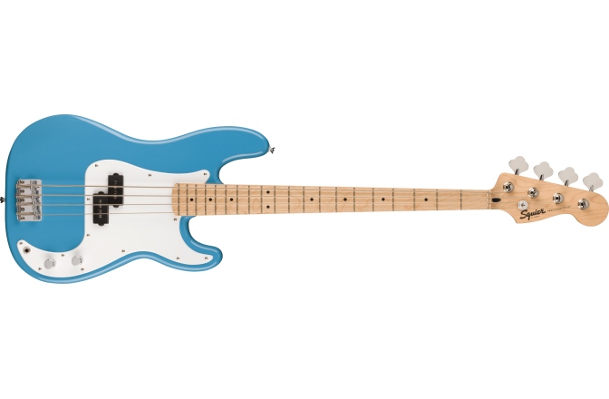Chitară Bas Fender Squier Sonic Precision Bass Maple Fingerboard White Pickguard California Blue
