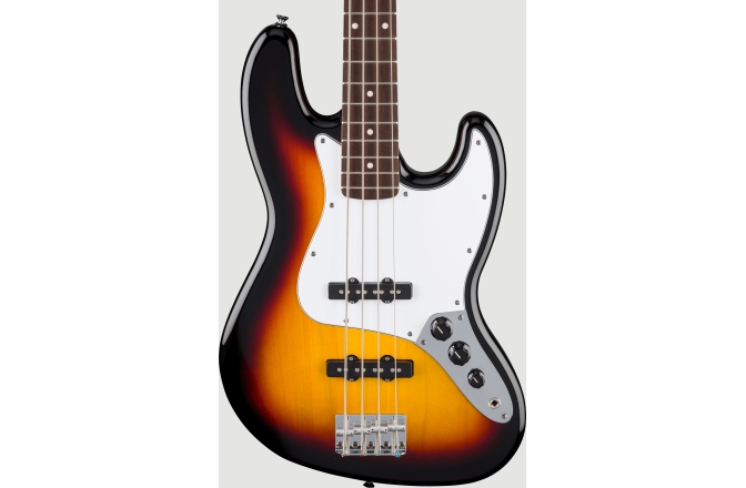 Chitara bas Fender Standard Jazz Bass LF White Pickguard 3-Color Sunburst