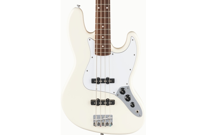 Chitara bas Fender Standard Jazz Bass LF White Pickguard Olympic White