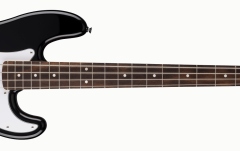 Chitara bas Fender Standard Precision Bass LF White Pickguard Black