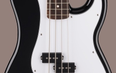 Chitara bas Fender Standard Precision Bass LF White Pickguard Black