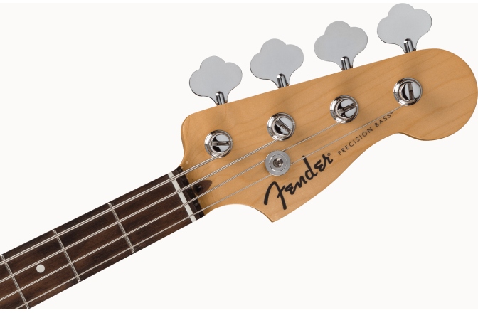Chitara bas Fender Standard Precision Bass LF White Pickguard Black