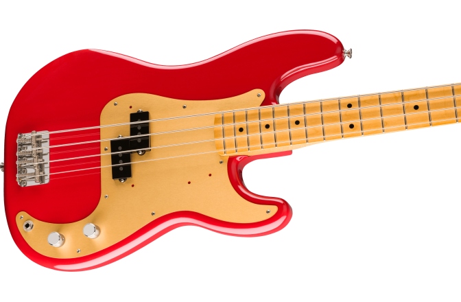 Chitară Bas Fender Vintera® '50s Precision Bass®, Maple Fingerboard, Dakota Red