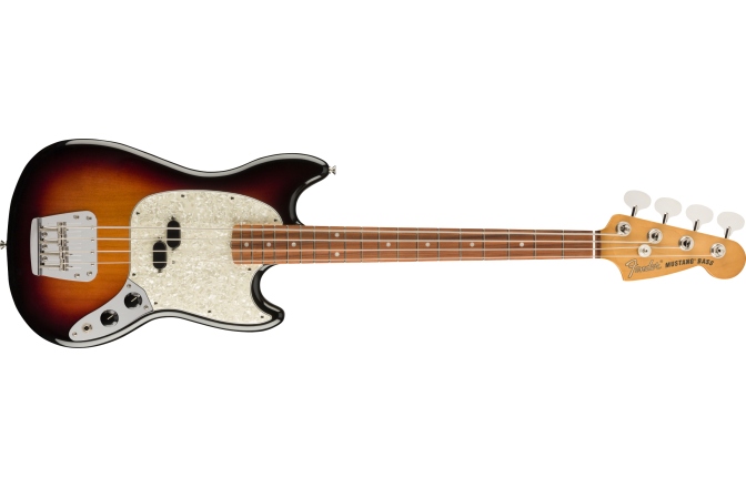 Chitară Bas Fender Vintera® '60s Mustang Bass®, Pau Ferro Fingerboard, 3-Color Sunburst