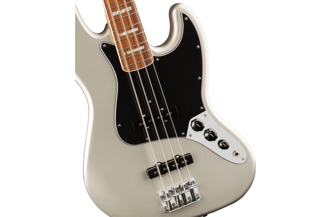Chitară Bas Fender Vintera® '70s Jazz Bass®, Pau Ferro Fingerboard, Inca Silver