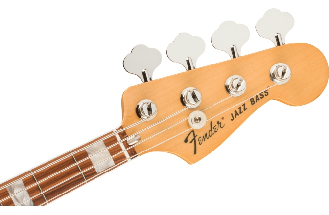 Chitară Bas Fender Vintera® '70s Jazz Bass®, Pau Ferro Fingerboard, Inca Silver