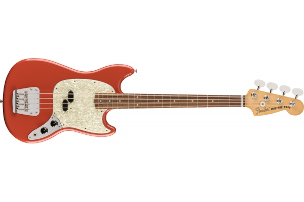 Vintera® '60s Mustang Bass®, Pau Ferro Fingerboard, Fiesta Red