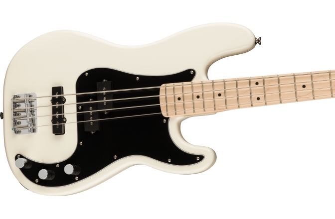 Chitară bass 4 corzi Fender Squier Affinity Series Precision Bass PJ Maple Fingerboard Black Pickguard Olympic White