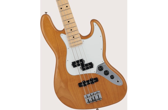 Chitară Bass Fender 2024 Collection Hybrid II Jazz Bass PJ MN Vintage Natural