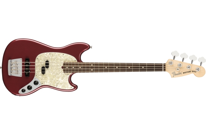 Chitară Bass Fender American Performer Mustang Bass RW Aubergine