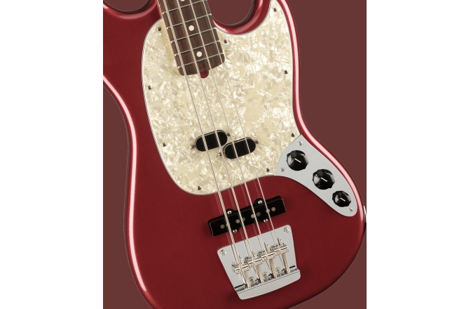 Chitară Bass Fender American Performer Mustang Bass RW Aubergine