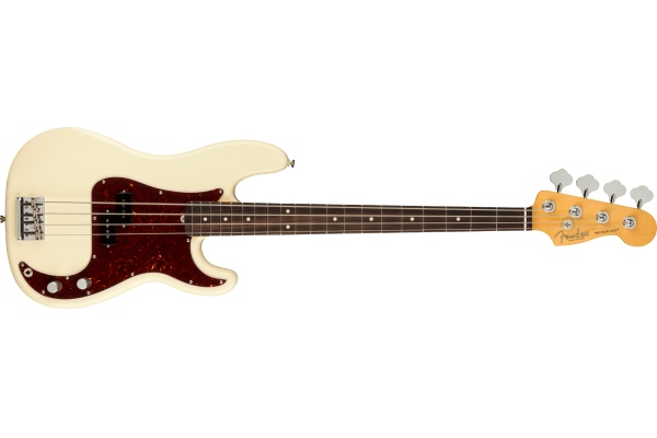 American PRO II Precision Bass Olympic White