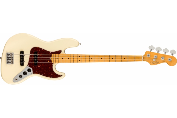 American Professional II Jazz Bass MF Olympic White