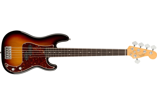 American Professional II Precision Bass V 3-Color Sunburst