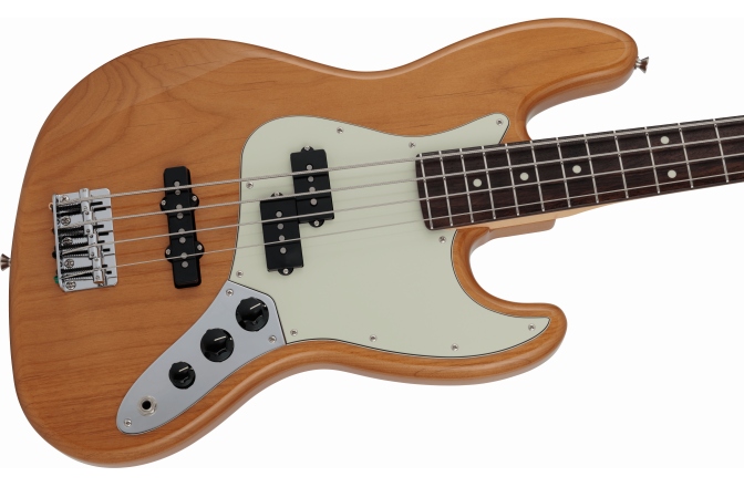 Chitară Bass Fender Hybrid II Jazz Bass PJ RW Vintage Natural