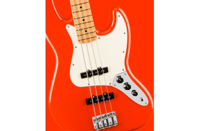 Chitară Bass Fender Player II Jazz Bass MN Coral Red