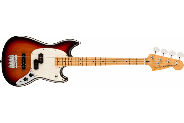Player II Mustang Bass PJ MN 3-Color Sunburst