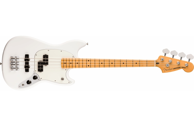 Chitară Bass Fender Player II Mustang Bass PJ MN Polar White