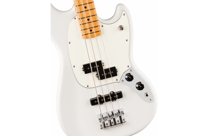 Chitară Bass Fender Player II Mustang Bass PJ MN Polar White