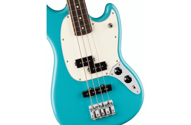 Chitară Bass Fender Player II Mustang Bass PJ RW Aquatone Blue