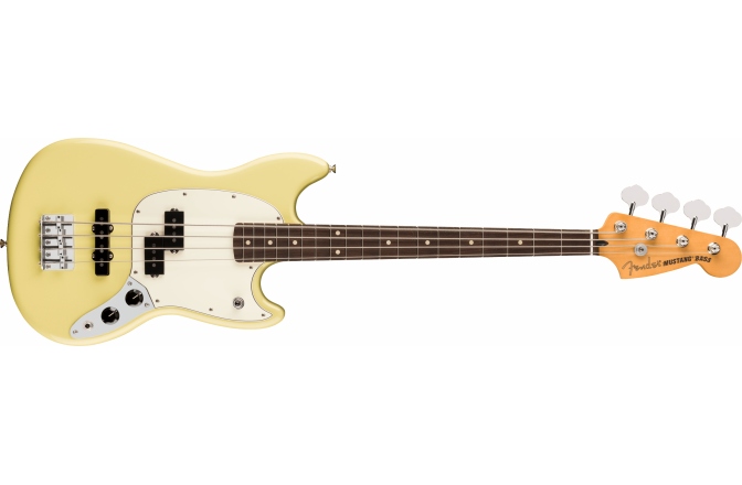 Chitară Bass Fender Player II Mustang Bass PJ RW Hialeah Yellow