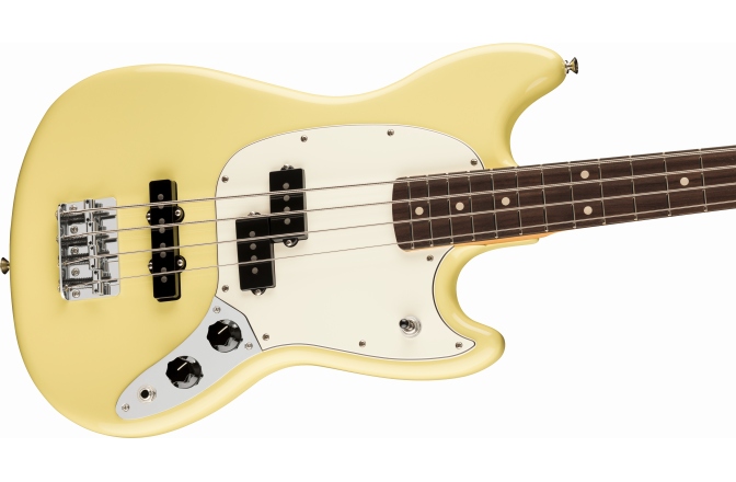 Chitară Bass Fender Player II Mustang Bass PJ RW Hialeah Yellow