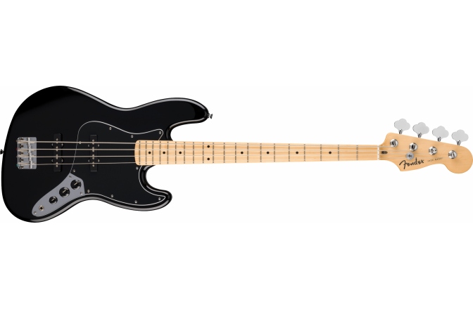 chitara bass Fender Standard Jazz Bass MF Black Pickguard Black
