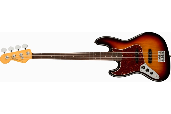 American Professional II Jazz Bass Left-Hand 3-Color Sunburst