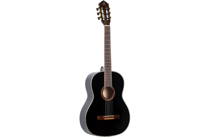 Chitară clasică Ortega Family Series Classical Guitar 4/4 Slim Neck - black + bag