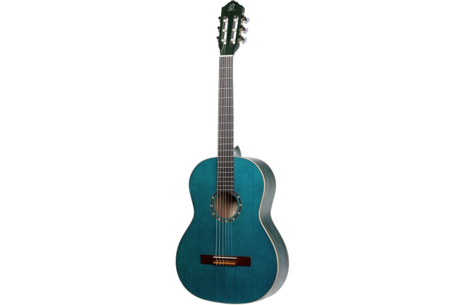 Chitară clasică  Ortega Family Series Nylon String Guitar 6 String 4/4 - Ocean Blue + Bag