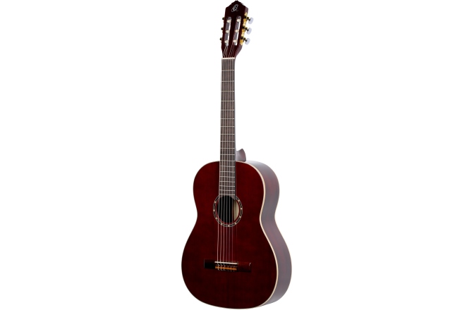 Chitară clasică Ortega Family Series Pro Classical Guitar 4/4 Slim Neck - wine red  + bag