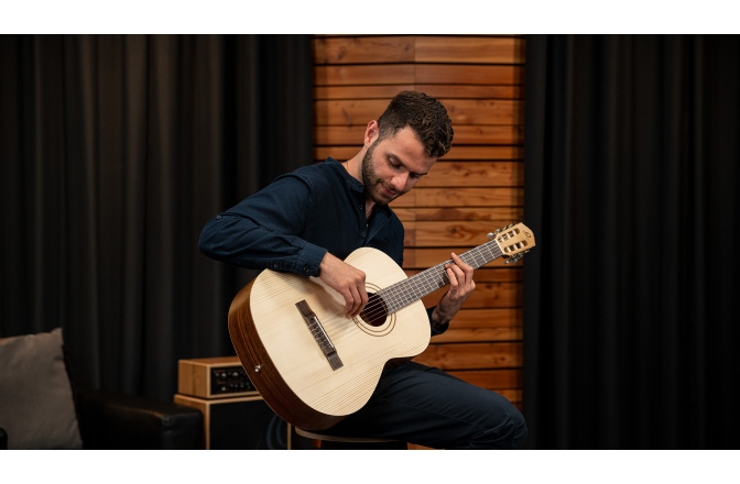 Chitară clasică Ortega TS 4/4 6-String - Natural Spruce + Dust Cover