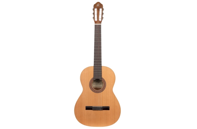 Chitară clasică stângaci Ortega Classical Guitar Traditional Series 4/4 inclusive Gigbag Lefthand Made in Spain - NT - Natural Cedar
