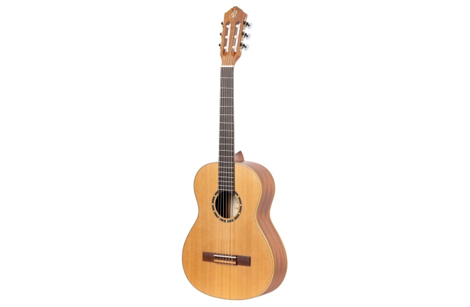 Chitară clasică stângaci Ortega Concert Guitar Lefthand 3/4 Size - Natural Ceder + Bag