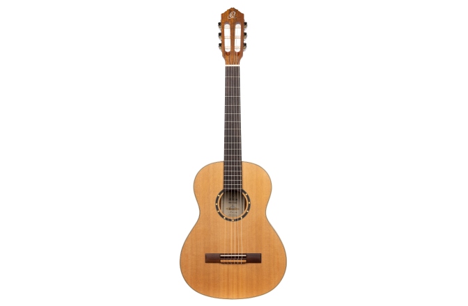 Chitară clasică stângaci Ortega Concert Guitar Lefthand 3/4 Size - Natural Ceder + Bag