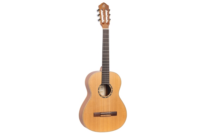 Chitară clasică stângaci Ortega Concert Guitar Lefthand 3/4 Size - Natural Ceder + Bag