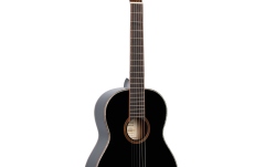 Chitară clasică stângaci Ortega Family Series 4/4 Classical Guitar 6 String Lefty - black + bag