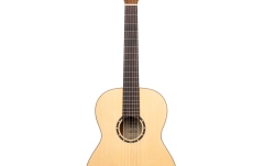 Chitară clasică  stângaci Ortega Family Series Classical Guitar 7/8 Lefty - Natural + Bag